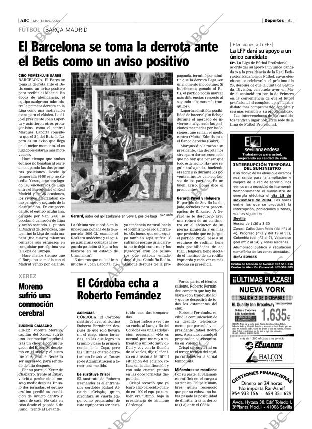 ABC SEVILLA 16-11-2004 página 91