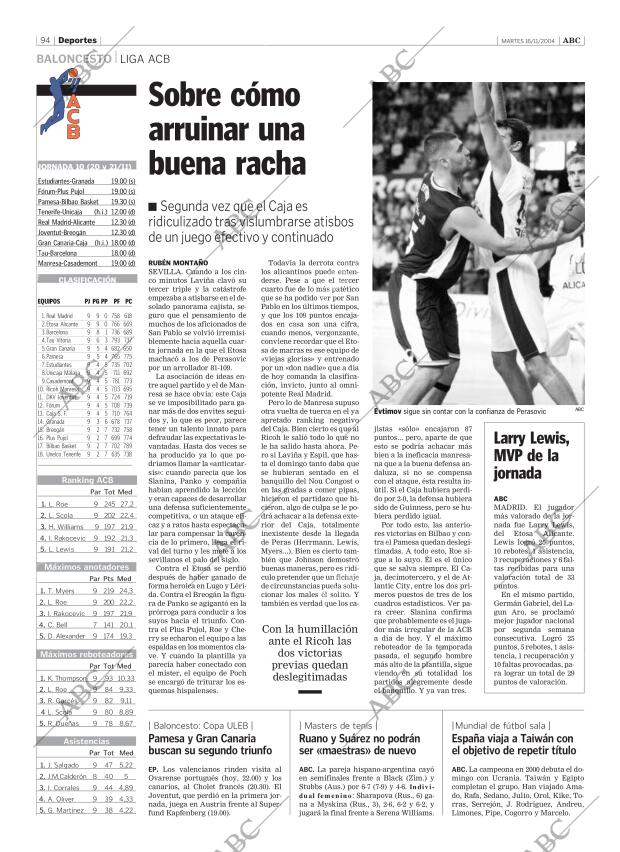 ABC SEVILLA 16-11-2004 página 94