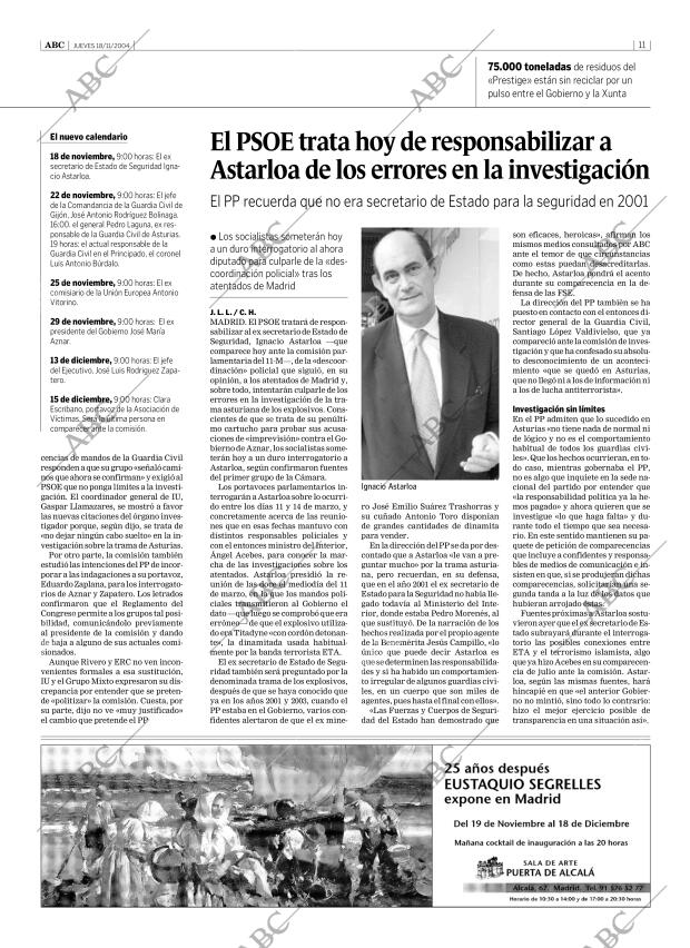 ABC CORDOBA 18-11-2004 página 11