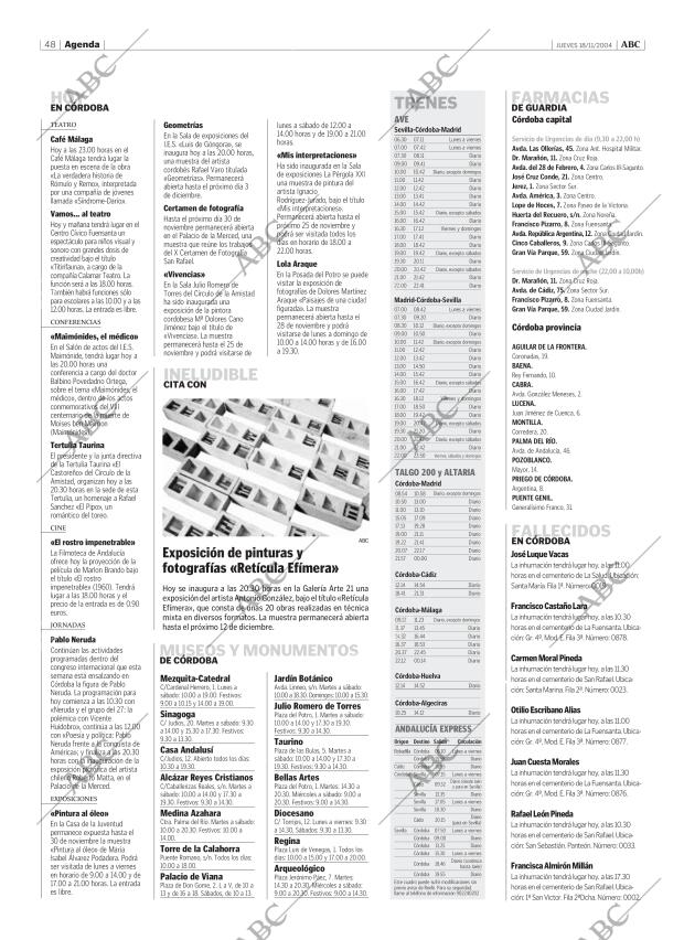 ABC CORDOBA 18-11-2004 página 48