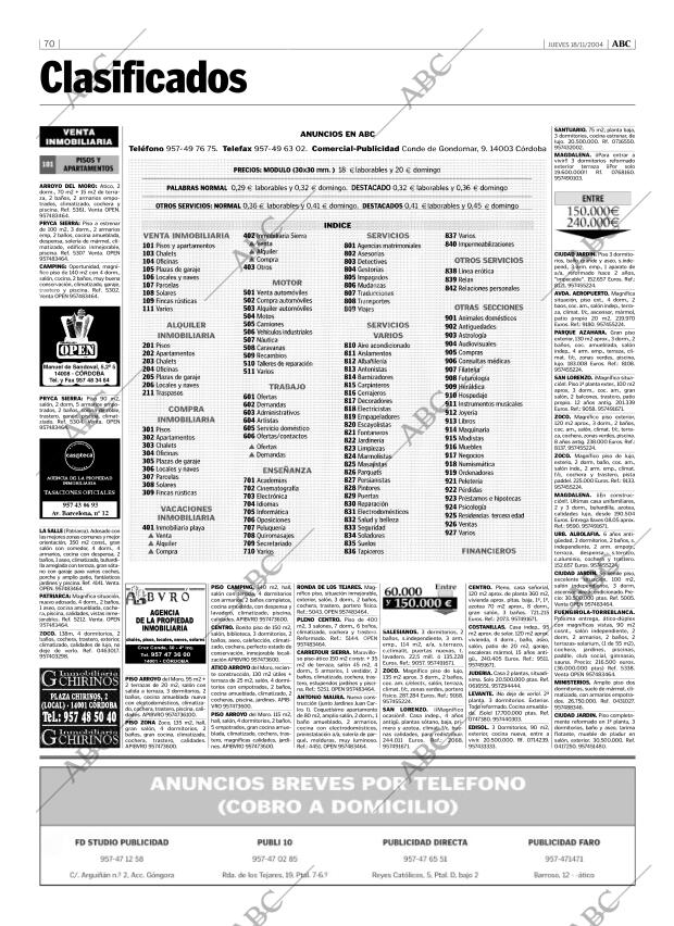 ABC CORDOBA 18-11-2004 página 70