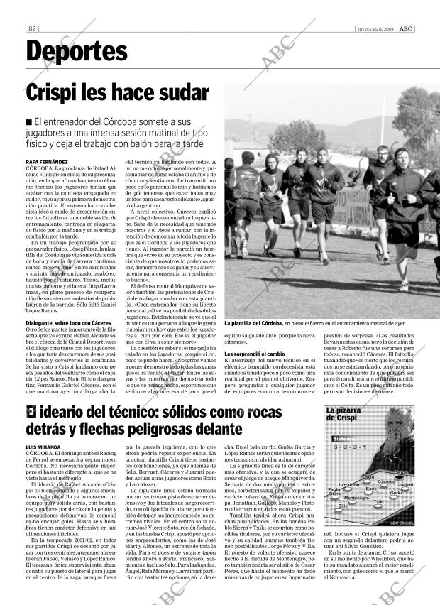 ABC CORDOBA 18-11-2004 página 82