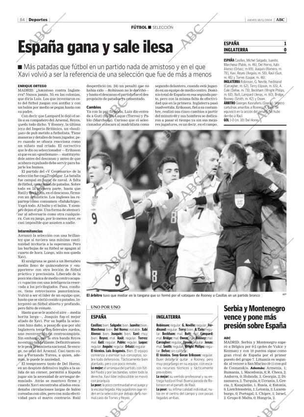 ABC CORDOBA 18-11-2004 página 84