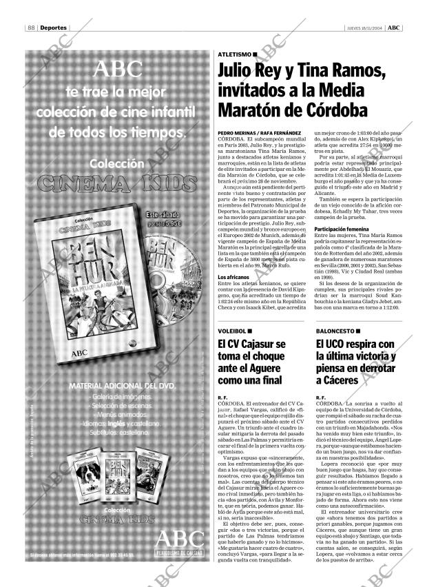 ABC CORDOBA 18-11-2004 página 88