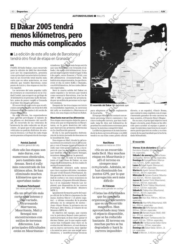 ABC CORDOBA 18-11-2004 página 90