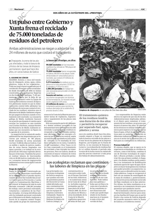 ABC MADRID 18-11-2004 página 22