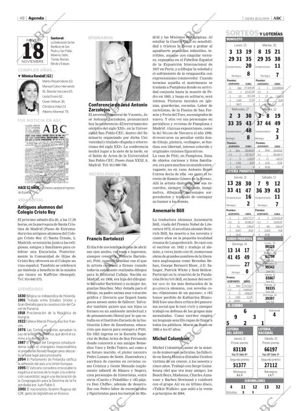 ABC MADRID 18-11-2004 página 48