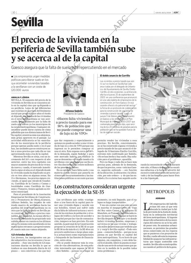 ABC SEVILLA 18-11-2004 página 10