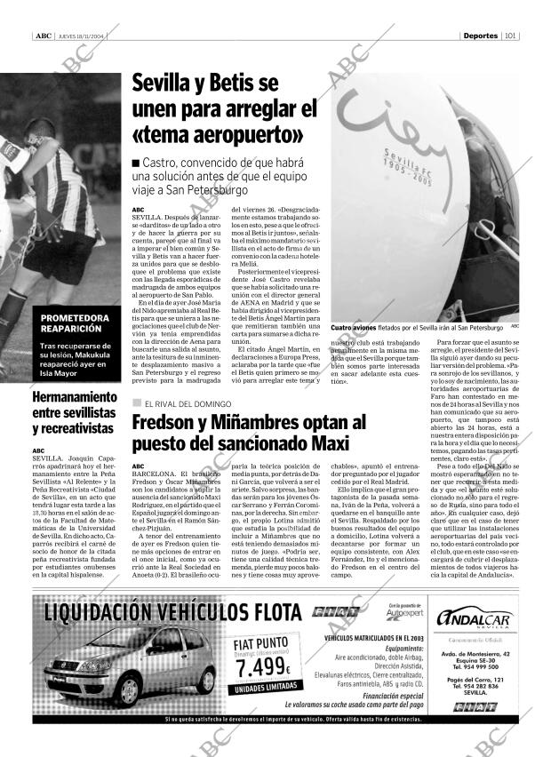 ABC SEVILLA 18-11-2004 página 101
