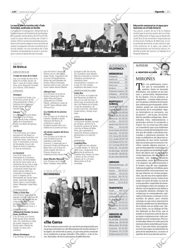 ABC SEVILLA 18-11-2004 página 25