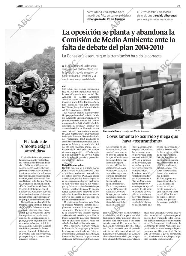 ABC SEVILLA 18-11-2004 página 29