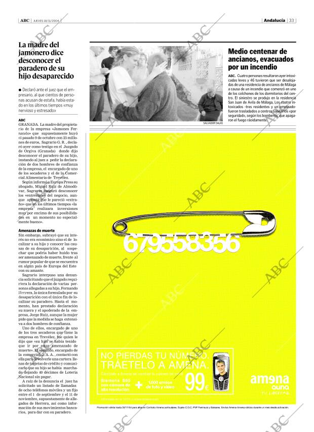 ABC SEVILLA 18-11-2004 página 33