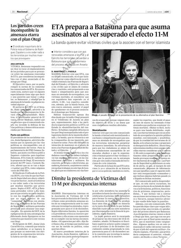 ABC SEVILLA 18-11-2004 página 38