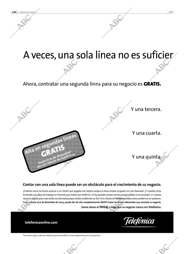 ABC SEVILLA 18-11-2004 página 39