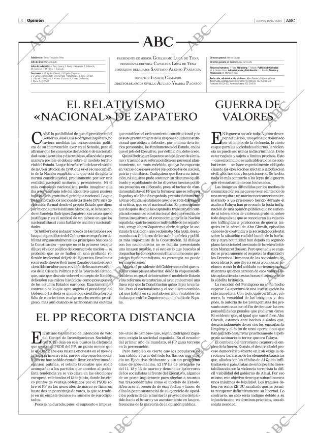 ABC SEVILLA 18-11-2004 página 4