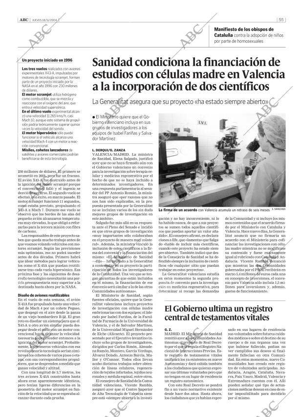 ABC SEVILLA 18-11-2004 página 55