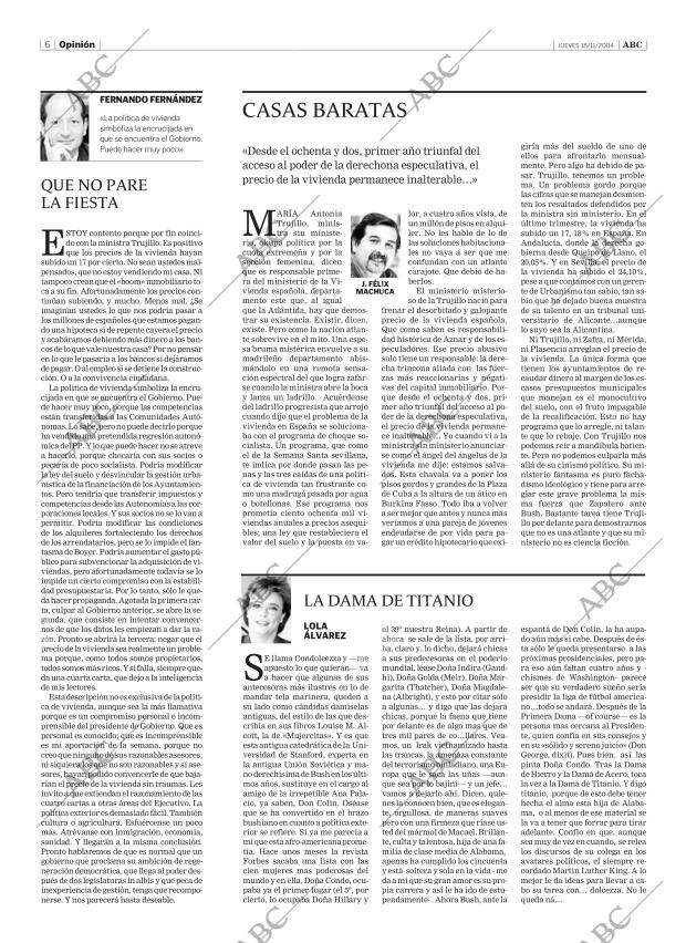 ABC SEVILLA 18-11-2004 página 6