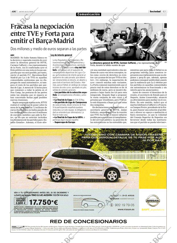 ABC SEVILLA 18-11-2004 página 63