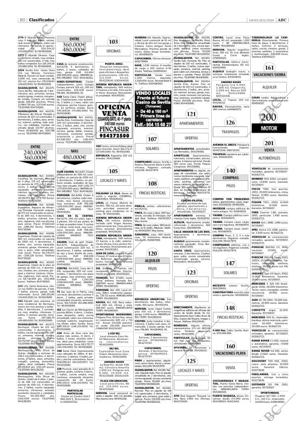 ABC SEVILLA 18-11-2004 página 80