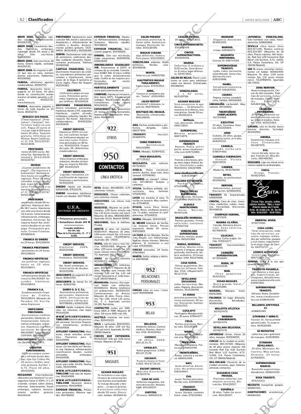 ABC SEVILLA 18-11-2004 página 82