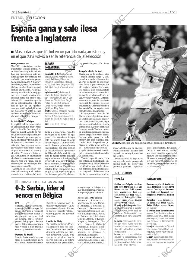 ABC SEVILLA 18-11-2004 página 96