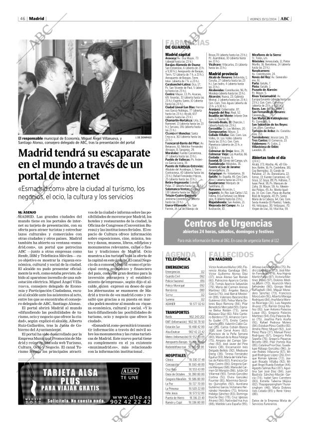 ABC MADRID 19-11-2004 página 46
