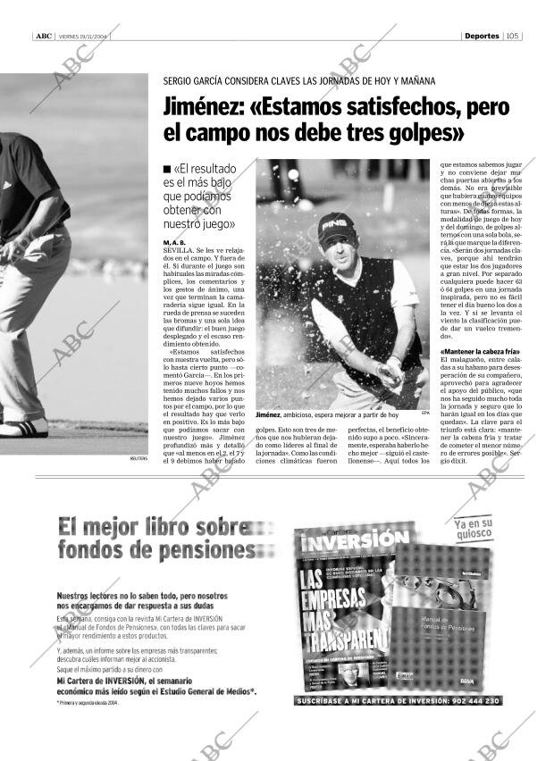 ABC SEVILLA 19-11-2004 página 105