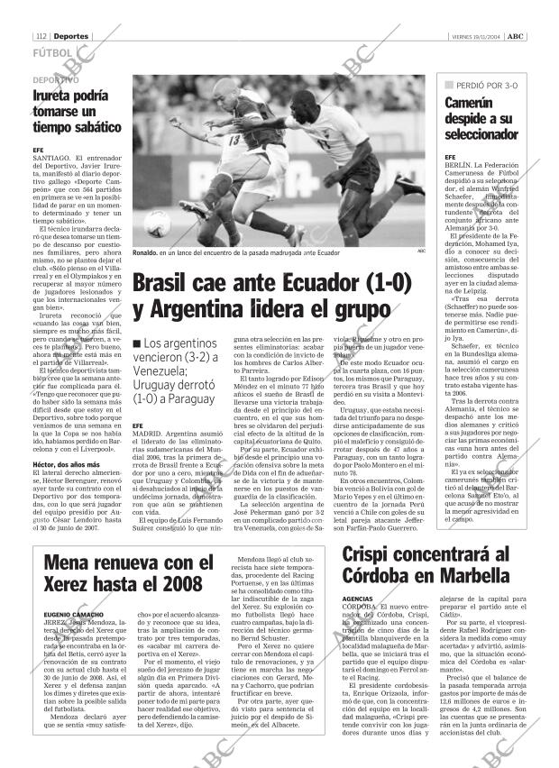ABC SEVILLA 19-11-2004 página 112