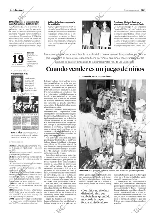 ABC SEVILLA 19-11-2004 página 24