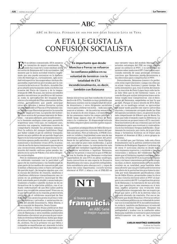 ABC SEVILLA 19-11-2004 página 3