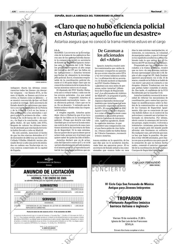 ABC SEVILLA 19-11-2004 página 39