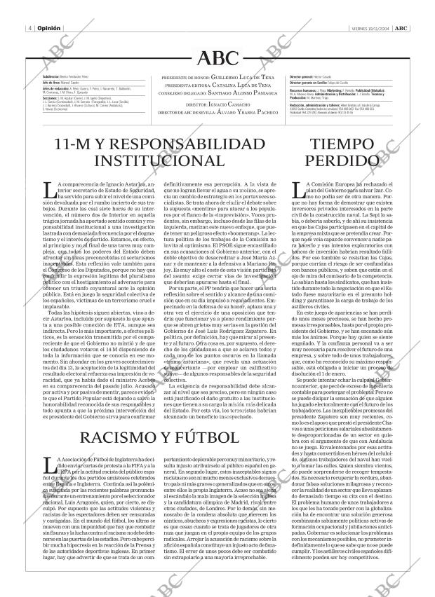 ABC SEVILLA 19-11-2004 página 4