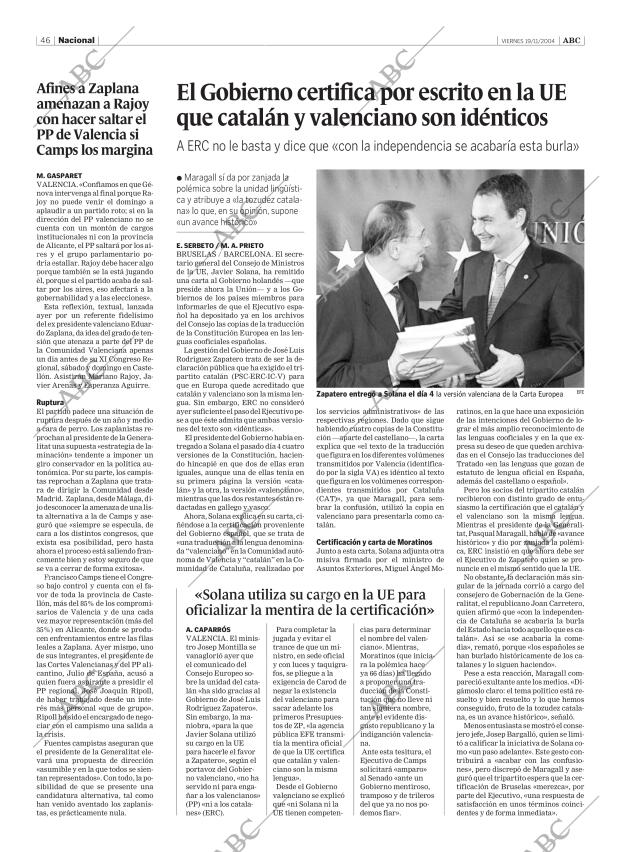 ABC SEVILLA 19-11-2004 página 46