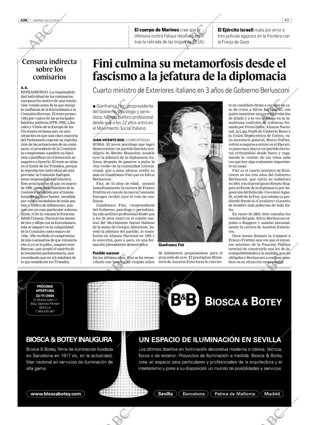 ABC SEVILLA 19-11-2004 página 49