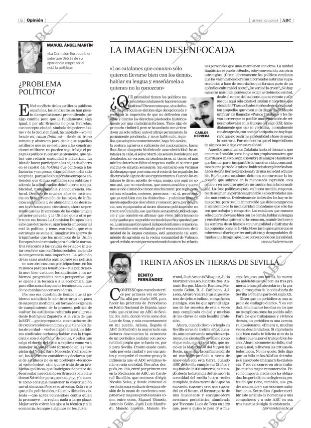 ABC SEVILLA 19-11-2004 página 6