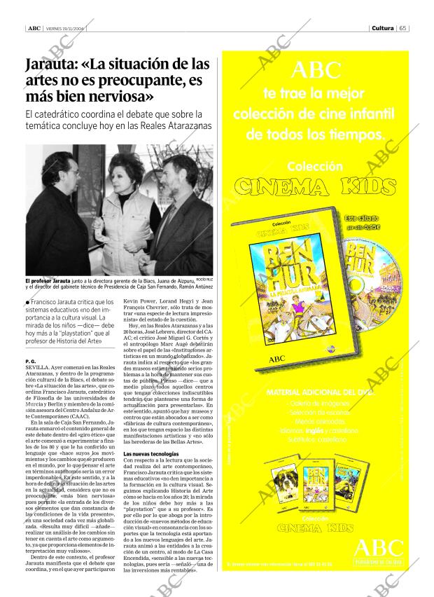 ABC SEVILLA 19-11-2004 página 65