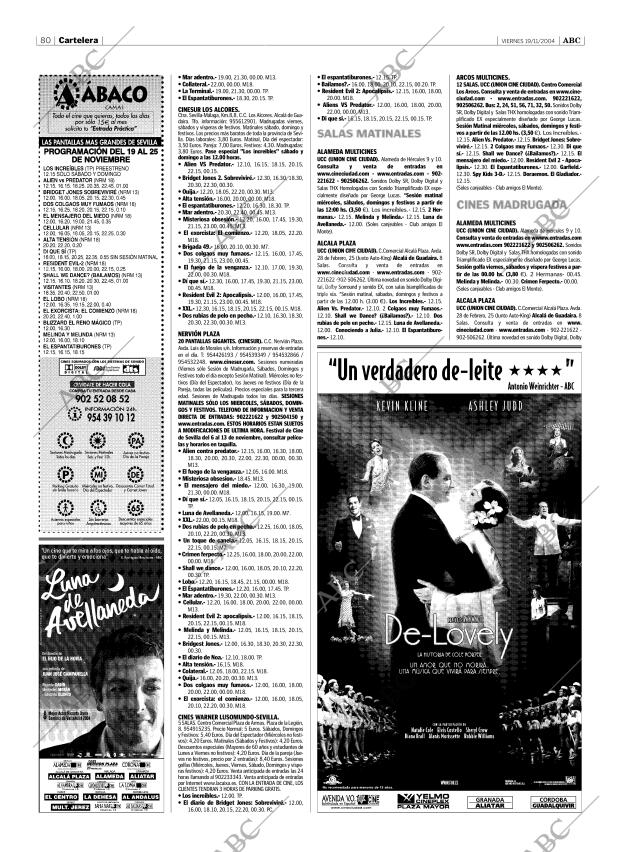ABC SEVILLA 19-11-2004 página 80
