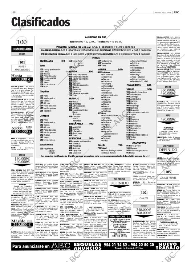 ABC SEVILLA 19-11-2004 página 86