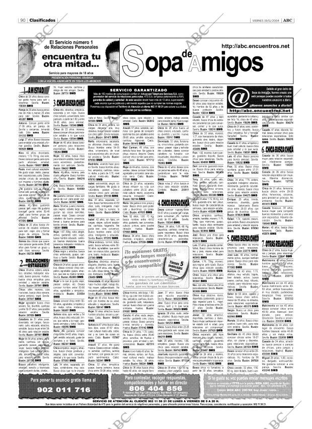 ABC SEVILLA 19-11-2004 página 90