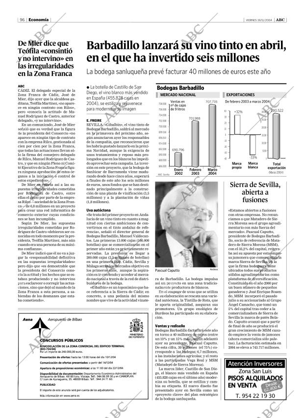 ABC SEVILLA 19-11-2004 página 96