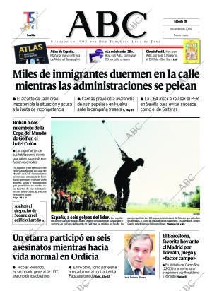 ABC SEVILLA 20-11-2004 página 1