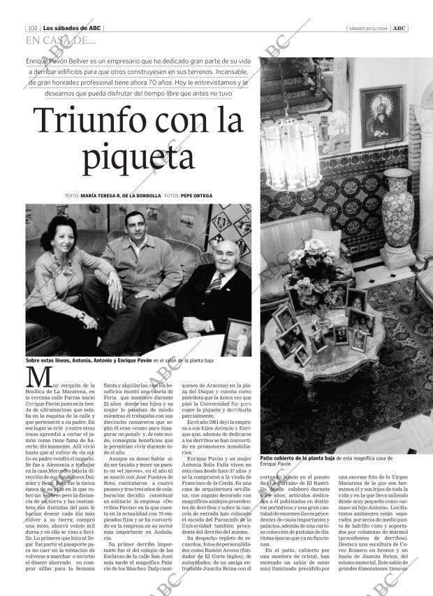 ABC SEVILLA 20-11-2004 página 102
