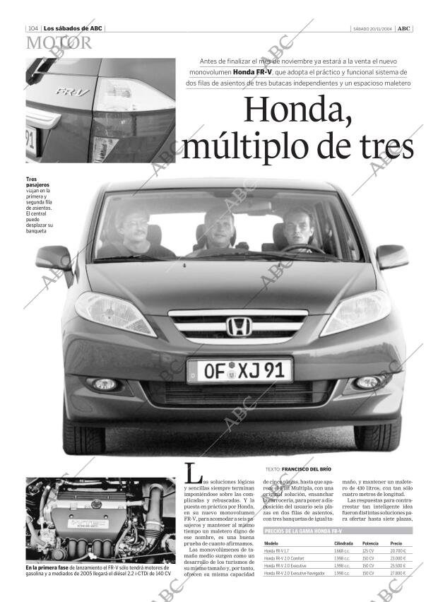 ABC SEVILLA 20-11-2004 página 104