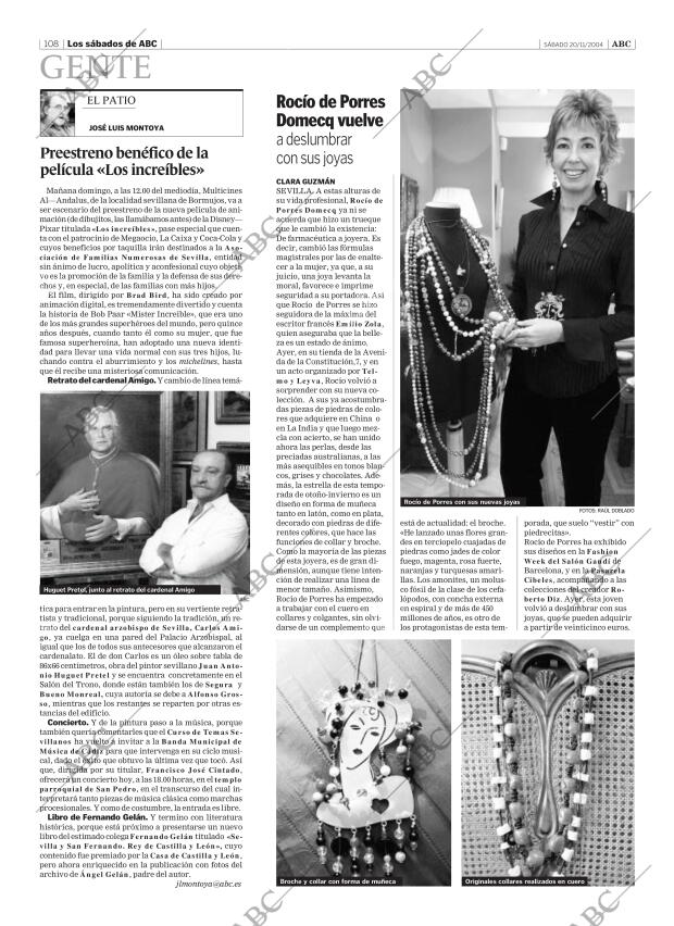ABC SEVILLA 20-11-2004 página 108