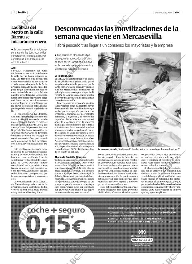 ABC SEVILLA 20-11-2004 página 14