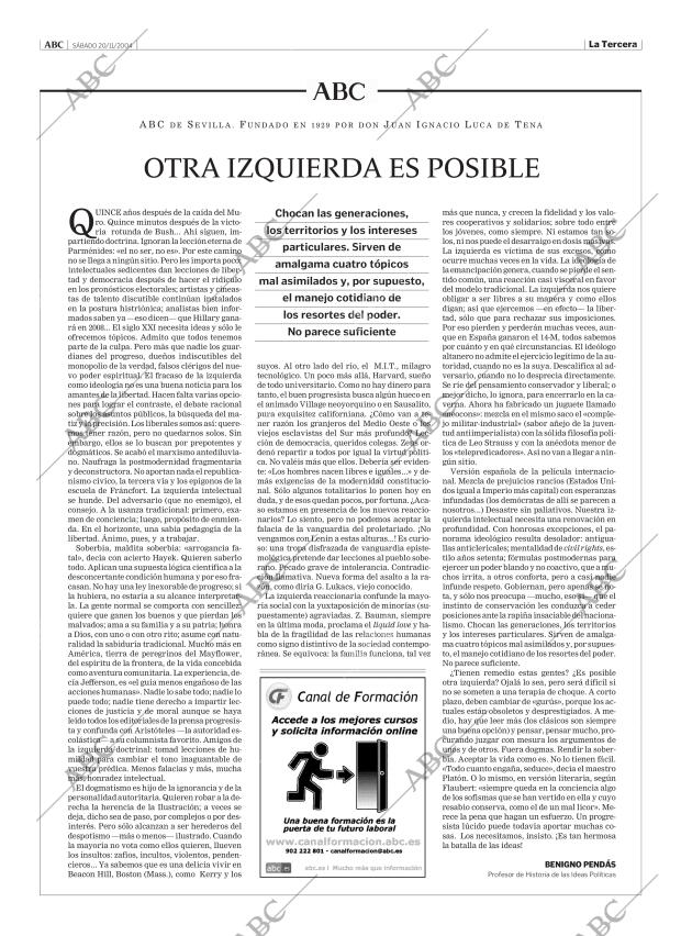 ABC SEVILLA 20-11-2004 página 3