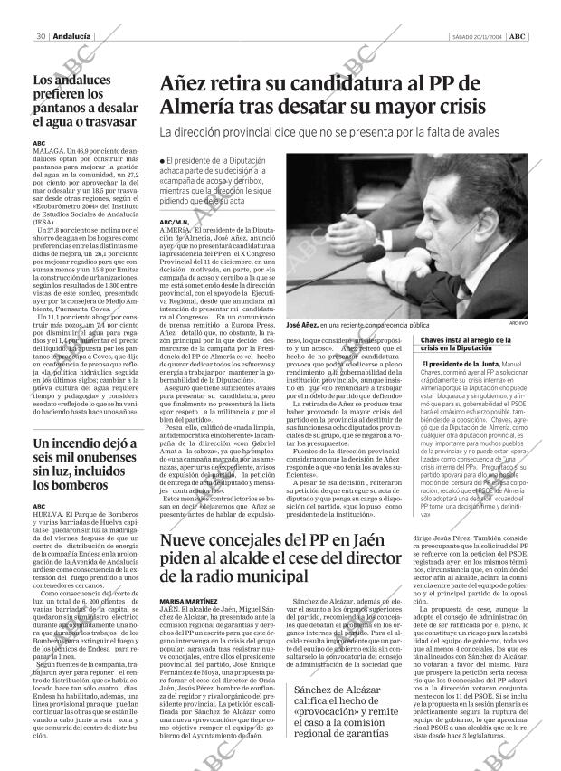 ABC SEVILLA 20-11-2004 página 30