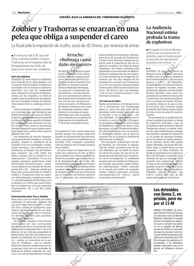 ABC SEVILLA 20-11-2004 página 34