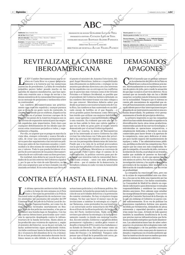ABC SEVILLA 20-11-2004 página 4