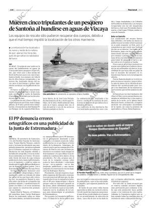 ABC SEVILLA 20-11-2004 página 43